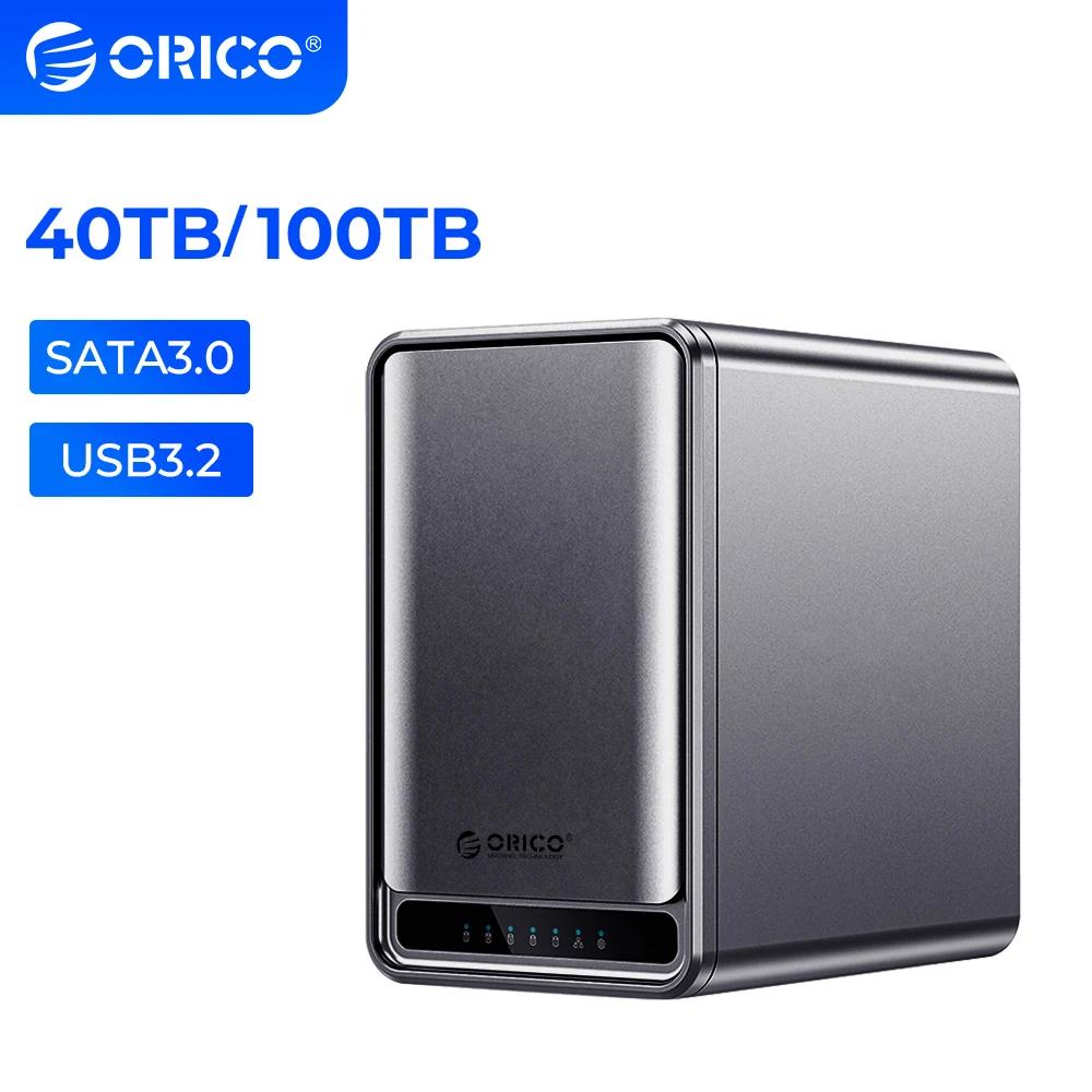 ORICO USB 3.2 SATA 3.0 NAS 2/5  HDD/SSD Ŭ, Ͽ콺 ۽ Ŭ, ũ Ʈ  , 40TB, 100TB